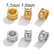 Stainless steel bead separated bracelet necklace spacer