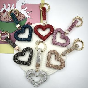Full Diamond Cute Love Fashion Crystal Keychain Bag Pendant