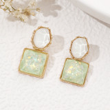 French ripple sequin earrings