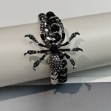 Halloween Gothic Dark Wind Punk Rock Diamond Spider Exaggerated Bracelet