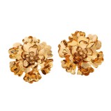 Alloy multi-layer flower earrings