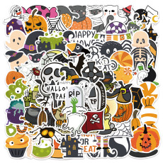 100 Halloween graffiti stickers, personalized DIY decoration, computer luggage waterproof stickers