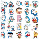 50 Dingdang Cat Doraemon Stickers Cartoon Luggage Skateboarding Electric Scooter Water Cup Graffiti Waterproof Stickers