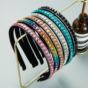 Baroque sponge full diamond  headband hair accessories