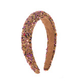 Baroque sponge full diamond  headband hair accessories