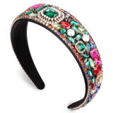 Baroque sponge full diamond  headband hair accessories