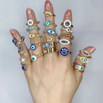 Stainless Steel Devil's Eye Ring