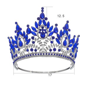 Alloy Crystal Crown Wedding Ball Party Bridal Crown