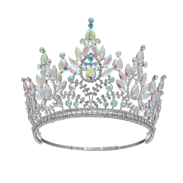 Alloy Crystal Crown Wedding Ball Party Bridal Crown