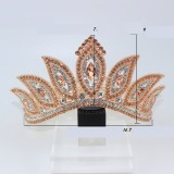 Alloy Crystal Crown Wedding Ball Party Bridal Crown