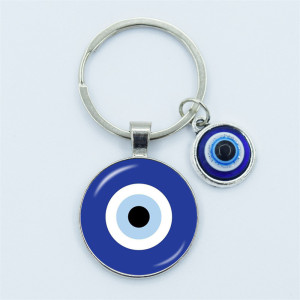 Devil's Eye Keychain Pendant Türkiye Blue Eye Accessory Alloy Pendant Evil Eye