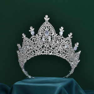 Alloy Crystal Crown Wedding Ball Party Bridal Crown