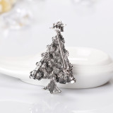 Christmas christmas tree Water Diamond Brooch