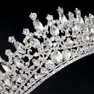 Alloy Crystal Crown Wedding Ball Party Bridal Crown