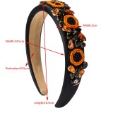 Halloween Baroque sponge full diamond  headband hair accessories