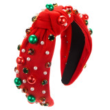 Christmas Baroque sponge full diamond  headband hair accessories