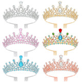 Alloy Crystal Crown Wedding Ball Party Bridal Crown