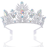 Alloy Crystal Crown Wedding Ball Party Bridal Crown