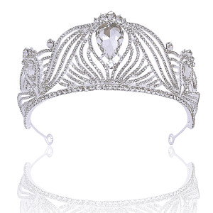 Alloy Crystal Crown Wedding Ball Party Bridal Crown