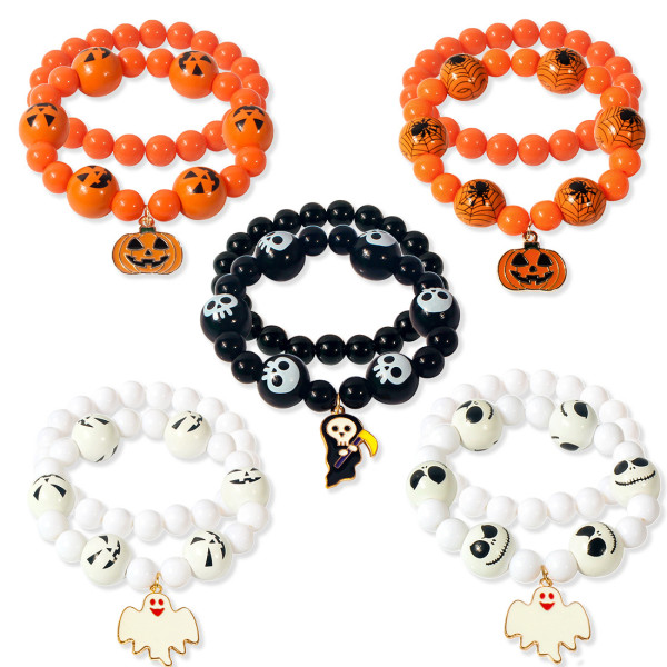 Halloween jewelry bracelet elastic rope multi-layer bracelet