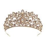 Alloy Crystal Crown Wedding Ball Party Bridal Crown