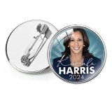 Harris brooch, Kamala Harris campaign commemorative badge accessory for the US presidential election