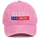 Harris 2024 Embroidered Washed Baseball Hat Kamala Hat Duck Tongue Hat