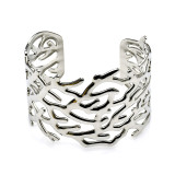 Stainless steel hollow tree branch bracelet