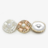 20MM Metal  Pearl snap button charms