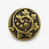 20MM Patterned totem metal snap button charms