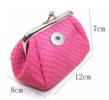 Fabric coin purse, key card bag, headphone data cable, USB storage bag fit 20MM  Snaps button jewelry wholesale