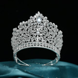 Alloy Crystal Crown Wedding Ball Party Bridal Crown