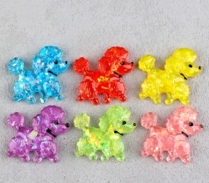 Puppy Teddy Dog resin suitable for 18MM Snaps Buttons