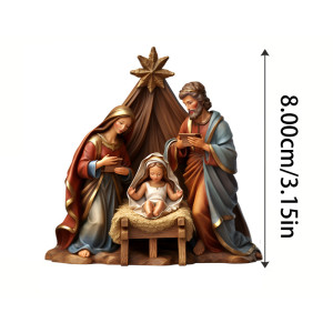 New Year's Gift Acrylic Decorative Pendant Car Hanging Decoration Rear View Mirror Hanging Religious Symbolic Supplies