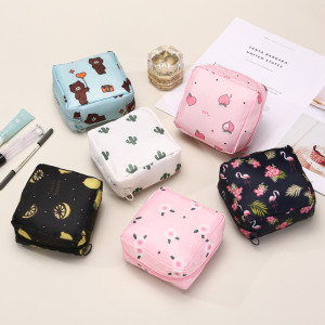 Cute cartoon storage bag, portable small bag