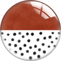 20MM Pink pattern glass snap button charms