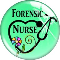 20MM nurse Cartoon  glass snap button charms