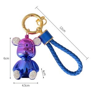 Bear Claw Chain Colorful Bear Keychain Pendant Small Gift