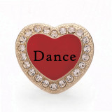 20MM love Sister NaNa MOM DAD GiGi MiMi  MaMa Grandma Teacher Family Faith Dance Cat Dog BFF Metal snap button charms