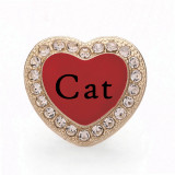 20MM love Sister NaNa MOM DAD GiGi MiMi  MaMa Grandma Teacher Family Faith Dance Cat Dog BFF Metal snap button charms