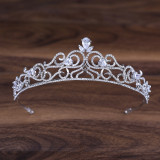 Alloy Crystal Crown Wedding Ball Party Bridal Crown