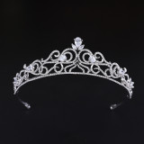 Alloy Crystal Crown Wedding Ball Party Bridal Crown