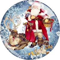 20MM 10Pcs/lot Christmas Print glass snap button charms
