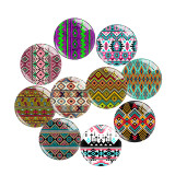 20MM 10Pcs/lot design Print glass snap button charms