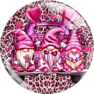 20MM 10Pcs/lot Valentine's Day Love Print glass snaps buttons  DIY jewelry