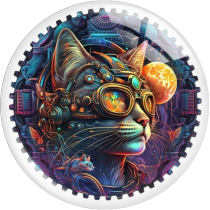 20MM 10Pcs/lot Football Space Cat Print glass snap button charms