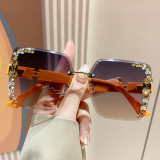Fashionable H-band diamond UV resistant sunglasses