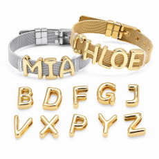 26 letter pendant  bracelet