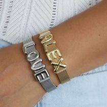 26 letter pendant  bracelet