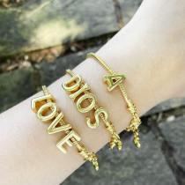 26 letter pendant  bracelet